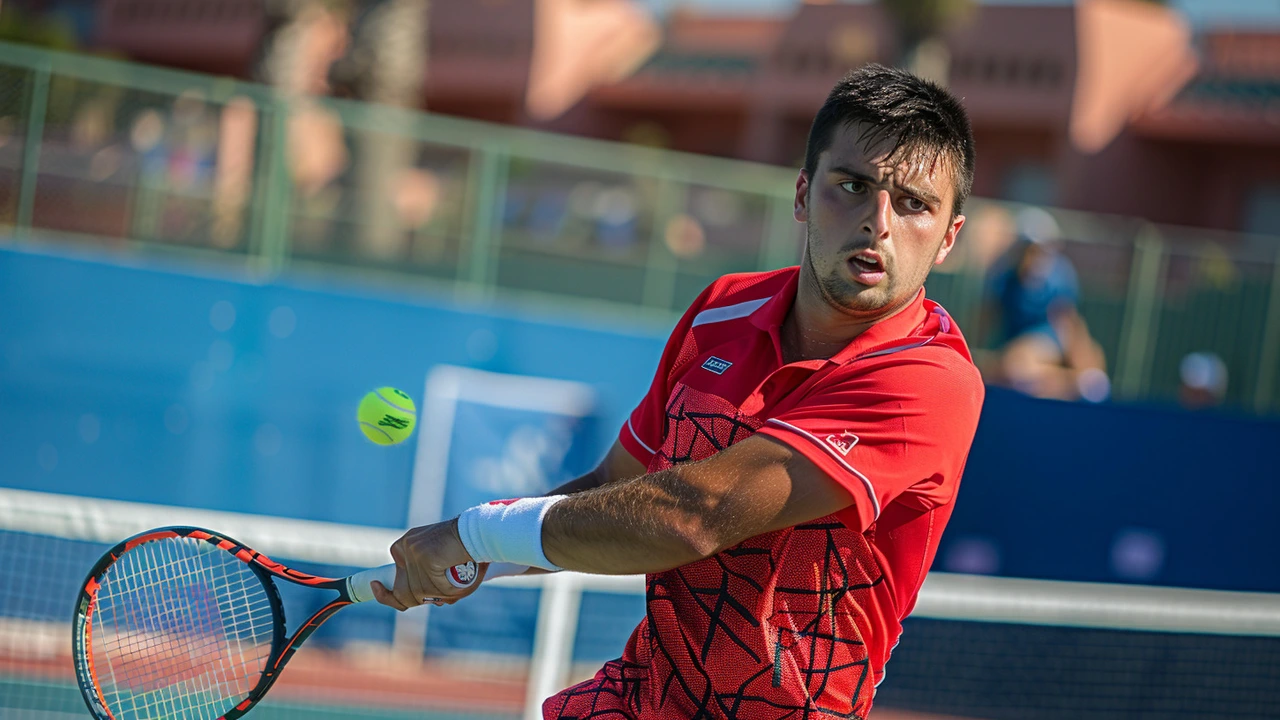 Tomás Barrios enfrenta dura derrota en su gira sobre césped rumbo a Wimbledon