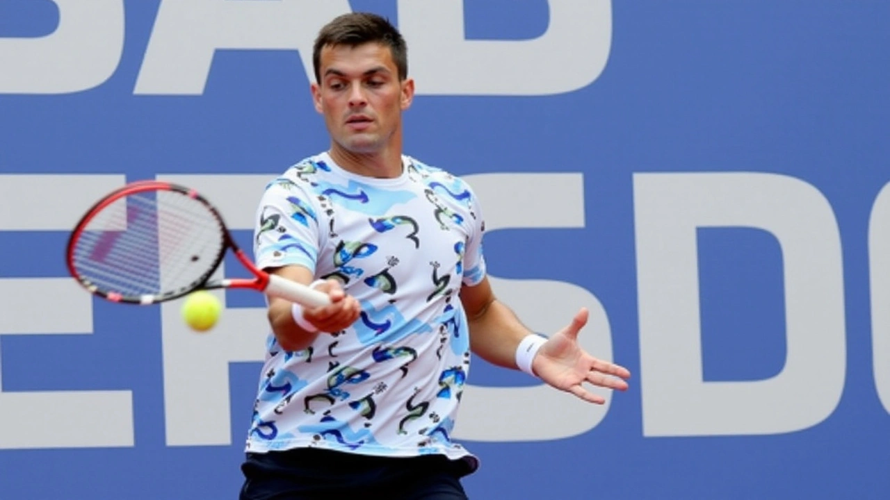 Derrota de Tomás Barrios en el Torneo Challenger de Brasil frente a Gustavo Heide