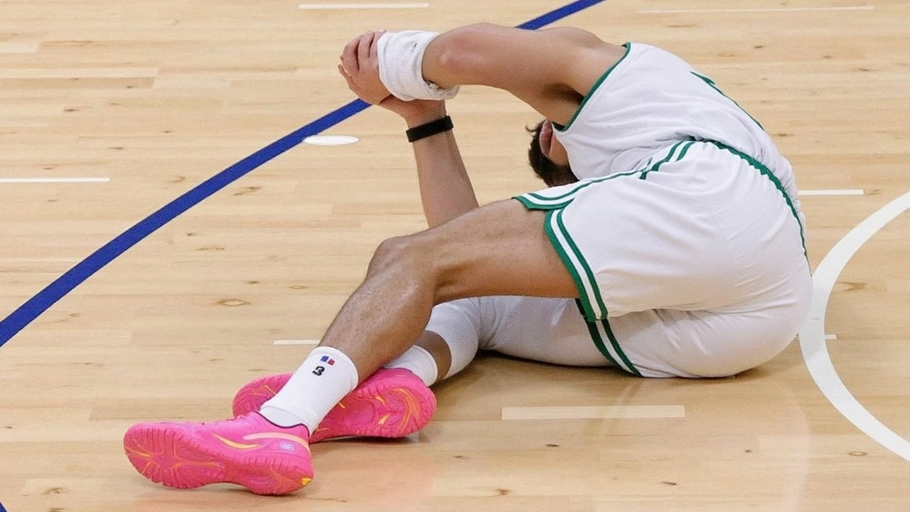 Jayson Tatum cae en Playoffs: lesión grave y alarma en los Celtics por posible rotura de Aquiles
